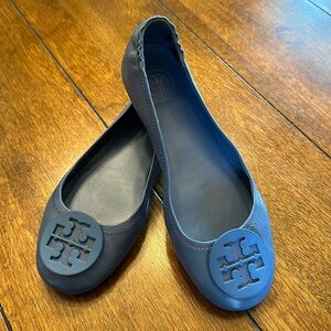 Gorgeous Robin’s Egg Blue Tory Burch Reva Flats- Size 6